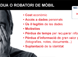 Que succeeix quan et roben el mòbil