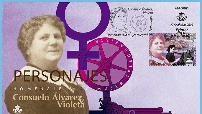 Consuelo alvarez sello mujer telegrafista