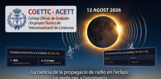 «Eclipsi 2026»: El COETTC llança una app gratuïta per calcular l’eclipsi d’avui i analitzar-ne l’efecte tecnològic